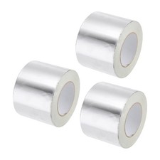 Aluminum Foil Tape 4 Inch x 55 Yards Silver for Hot Cold Air Ducts 3 Pcs