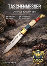 LAGUIOLE Bougna 5379 | France-Edition Holz-Knochen Griff  Taschenmesser Messer