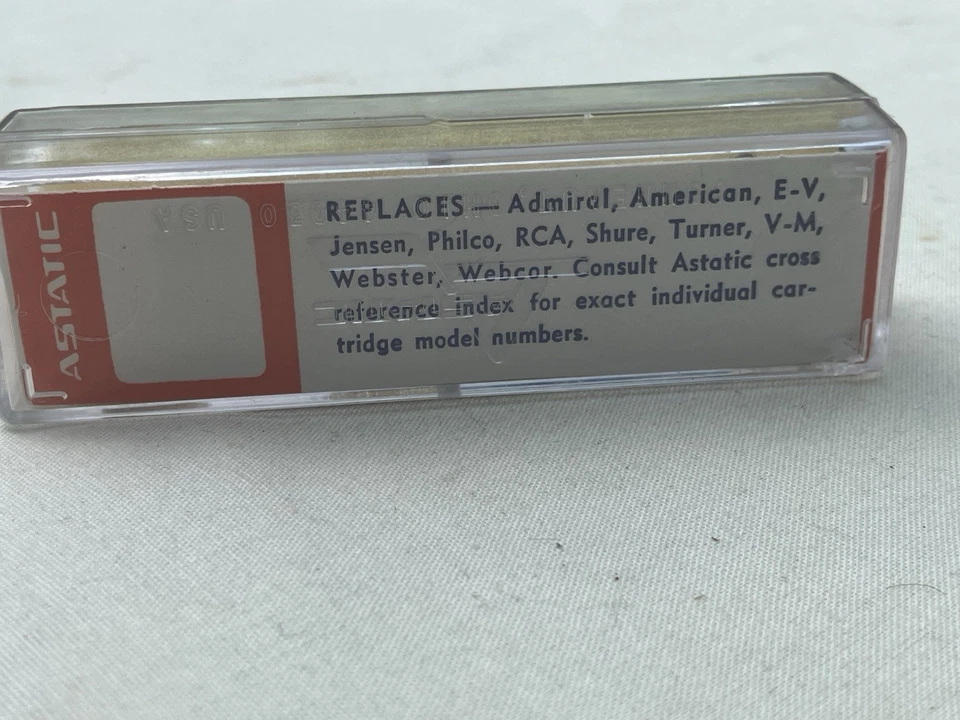 ASTATIC 12U UNIVERSAL HIGH OUTPUT CRYSTAL CARTRIDGE Audiophile NEW - Image 4 of 4