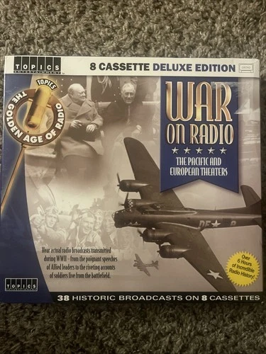 War on Radio 8 Cassette Historic Broadcast WW2 Deluxe Edition The Golden Age