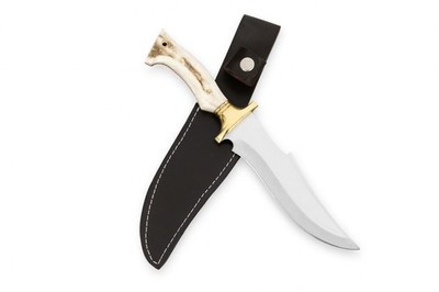 12 '' Hirschgeweih Bowie Jagdmesser Personalisiert und Handgefertigt (Dh128)