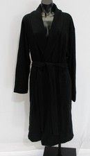 Goodfellow Co Men's Solid Lightweight Knit Robe BL1 Black Size S/M NWT
