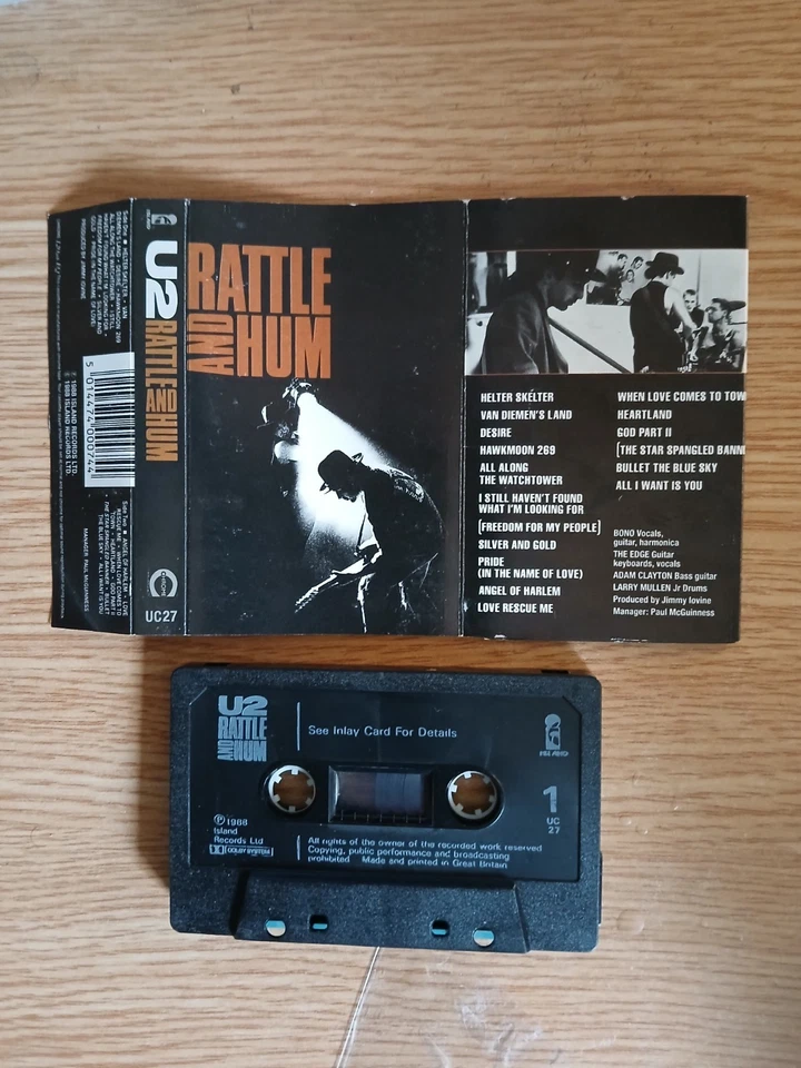 U2-Rattle And Hum (1988) Fully play tested Audio quality VG - Image 2 of 4
