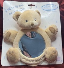 Russ Baby Widdle Ones Plush Bear Mirror New In OG Packaging Vintage Early 2000