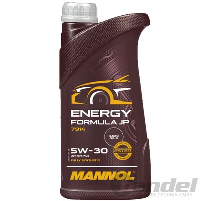 1L MANNOL ENERGY FORMULA JP 5W-30 MOTORÖL passend für API SN GM dexos1 Gen2 FORD