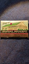THOMPSON'S RESTAURANT..SALISBURY..MD...SCARCE MATCHBOOK...50S OR 60S...SCARCE