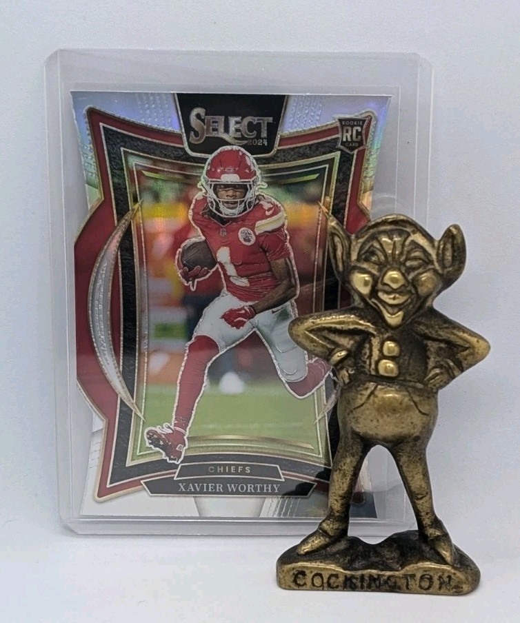 2024 SELECT PRIZM DIE CUT ROOKIE SILVER XAVIER WORTHY!#32!