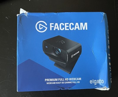 Elgato Facecam MK.2 Premium 1080p60 Full HD USB Webcam (Black), 10WAC9901