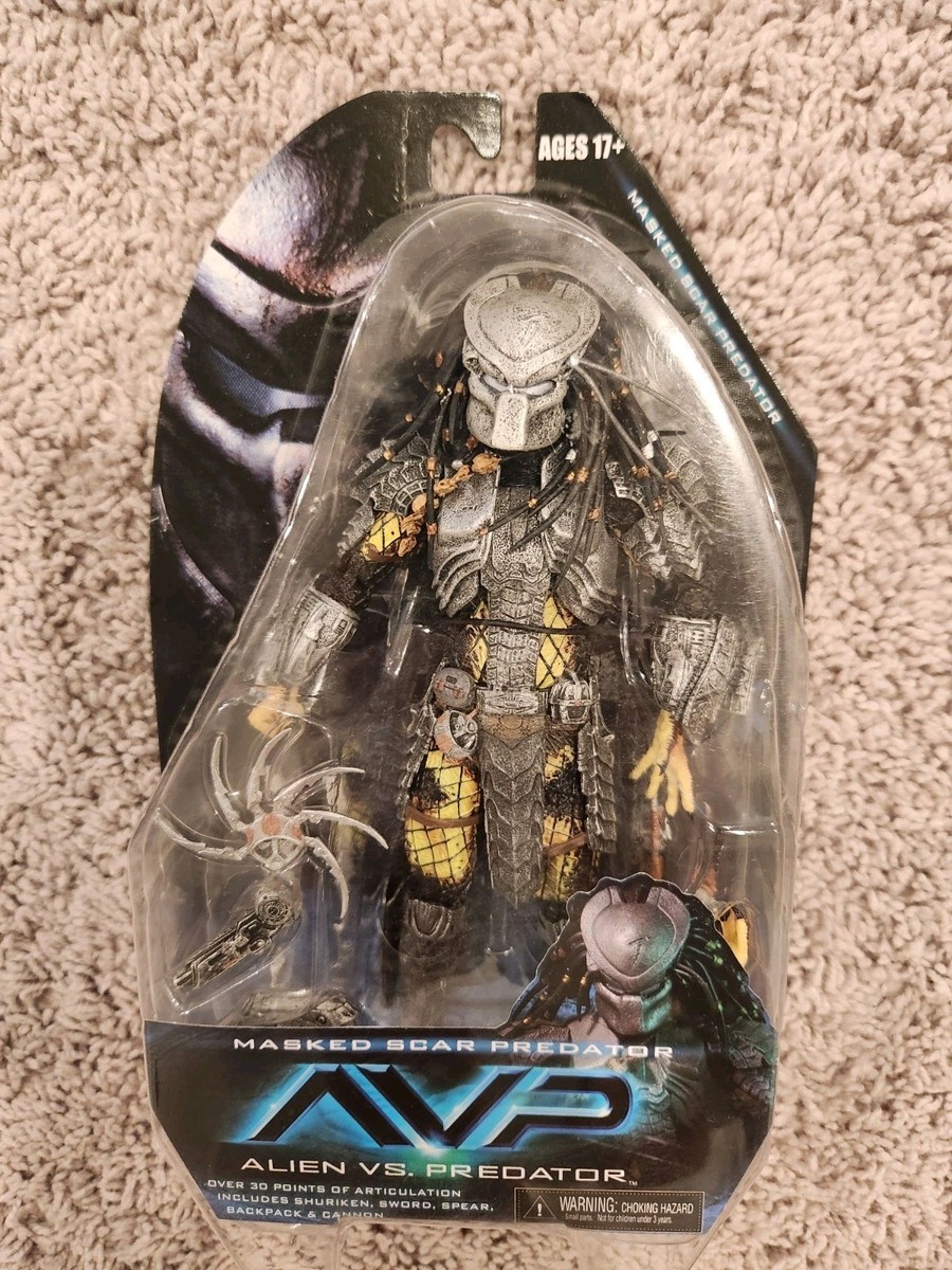 NECA スカープレデター MASKED SCAR PREDATOR AVP NECA MASKED SCAR PREDATOR AvP Action Figure Toy Review - YouTube