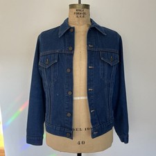Big Mac Denim Jacket Jc Penney Trucker Jean Vintage Point Collar