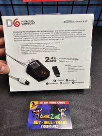 New Retro Fighters D6 Wireless Controller (Sega Dreamcast / Switch / PC) Black