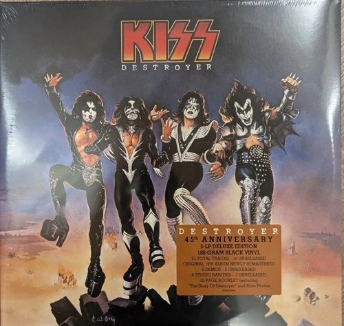 Kiss Destroyer 45th Anniversary Deluxe Edition 2LP 180g Vinyl Record New Sealed