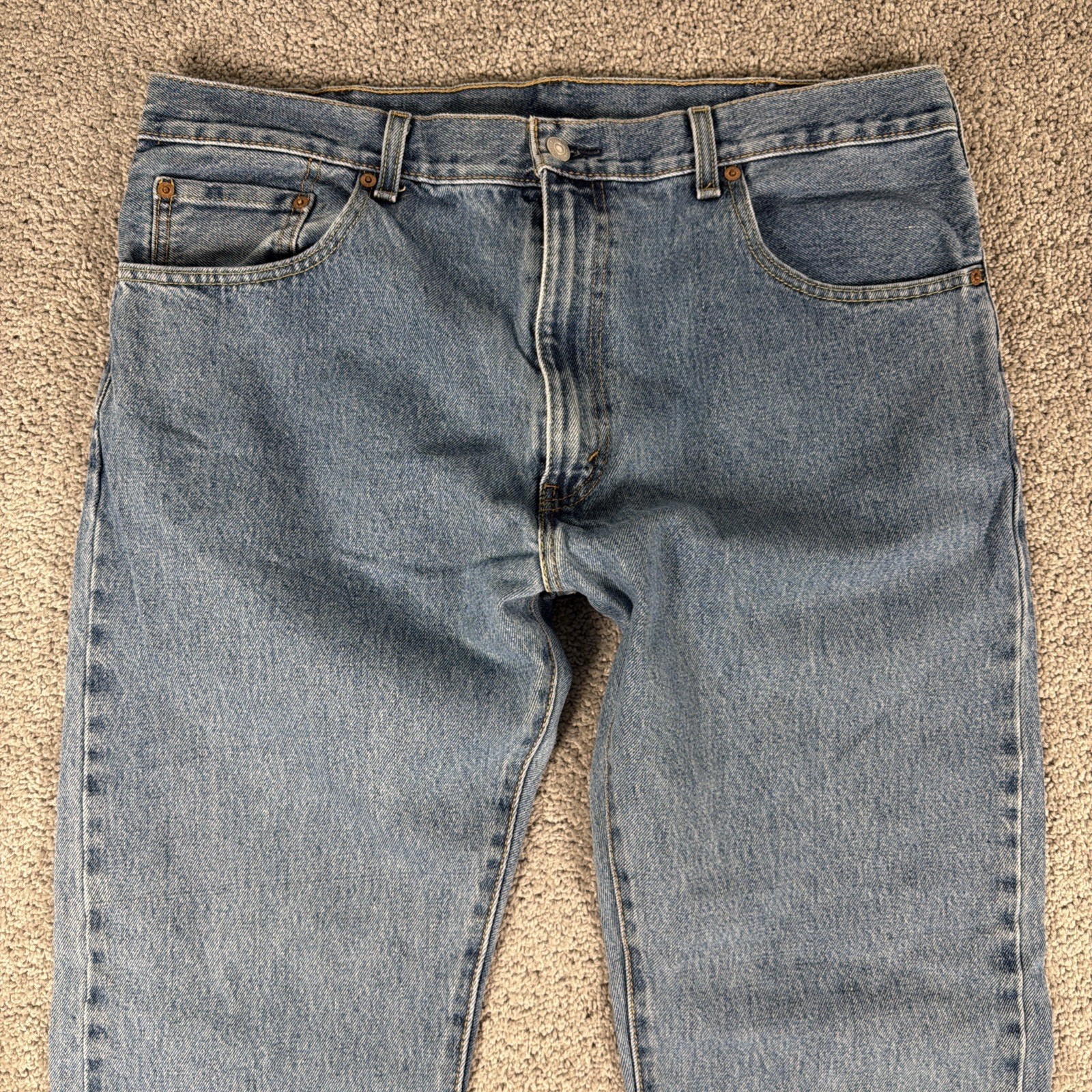 Levis 517 Jeans Mens 38x32 Stonewash Blue Denim Bootcut Western Regular Fit thumbnail 3