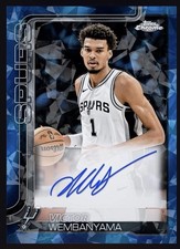 2025-26 Topps Chrome Sapphire - Victor Wembanyama Auto NBA COLLECT 🔥 Digital 🔥