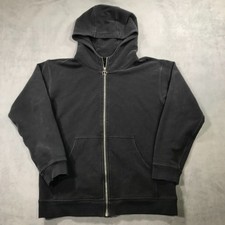 Lululemon All Yours Hoodie Sweatshirt Womens Medium Black Full Zip Heavy W3COXS
