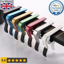 Guitar Capo Quick Change Clamp Key Aluminium Metal Acoustic Electric Classical