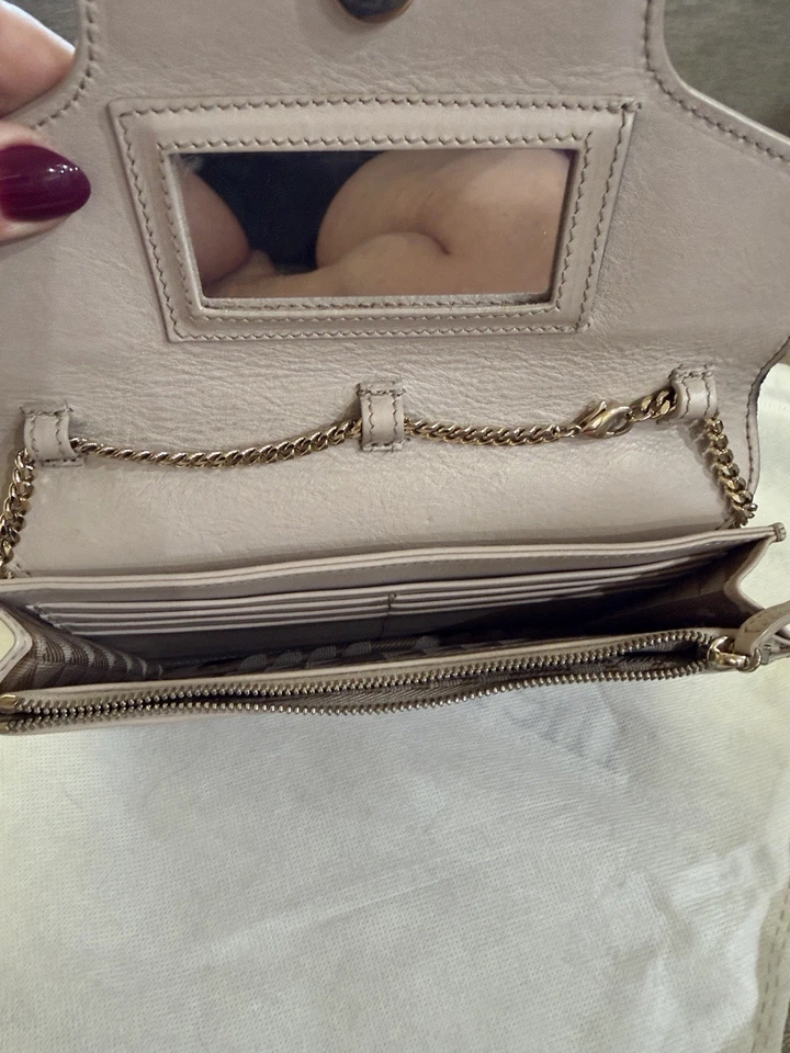 Bolso Bandolera Proenza Schouler Cuero Desnudo PS11 Cartera con Cadena Foto 4 de 4