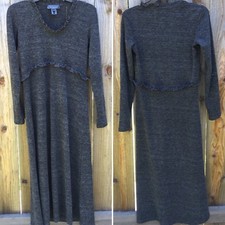 Evercode Dress Gray Sz 42 Angora Viscose Acrylic