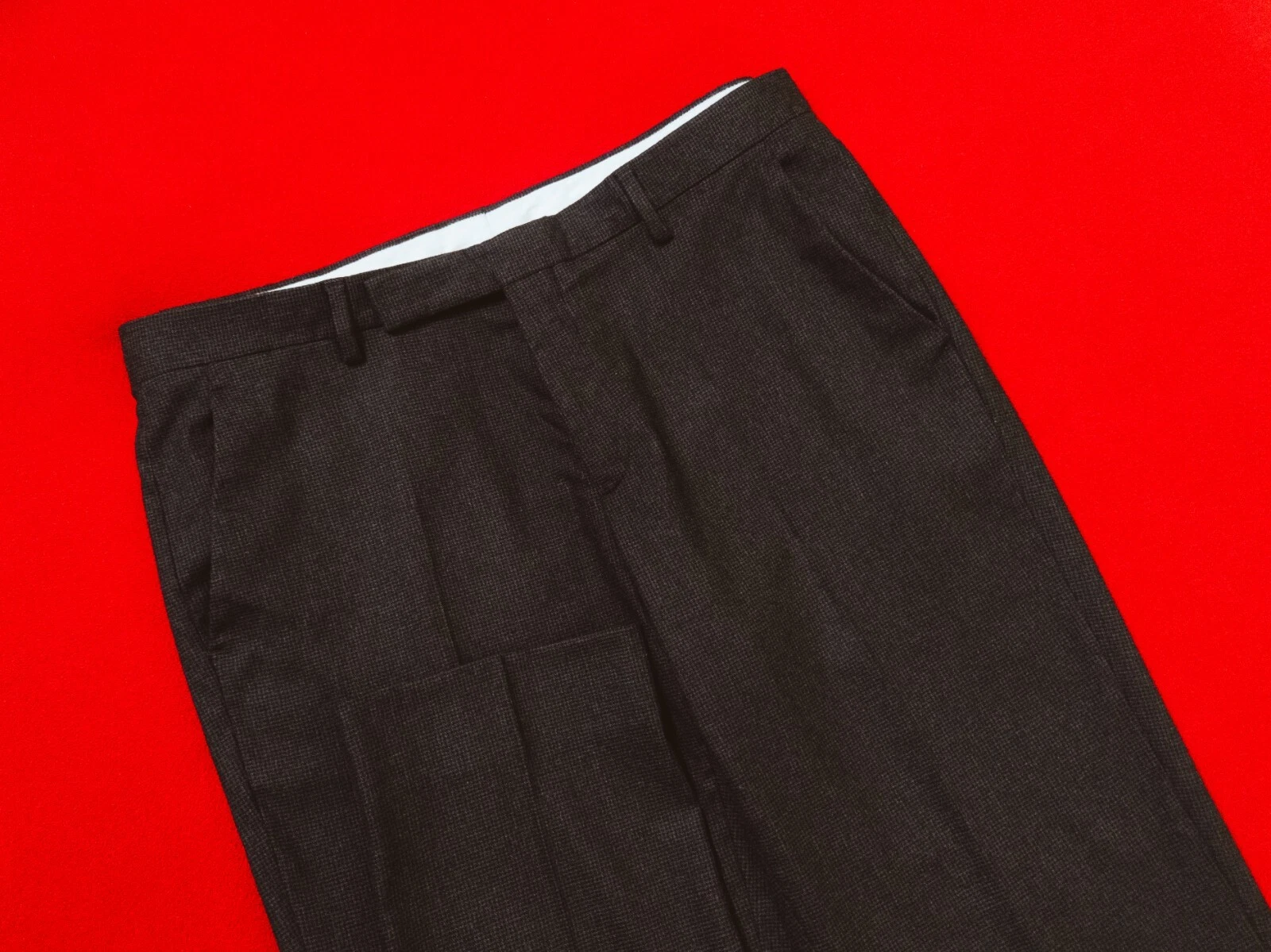 MAISON MARGIELA abito uomo marrone misto lana a quadri taglia 52 XL 34 flanella