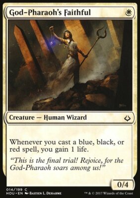 Magic the Gathering MTG God-Pharaoh's Faithful (14) Hour of Devastation   LP
