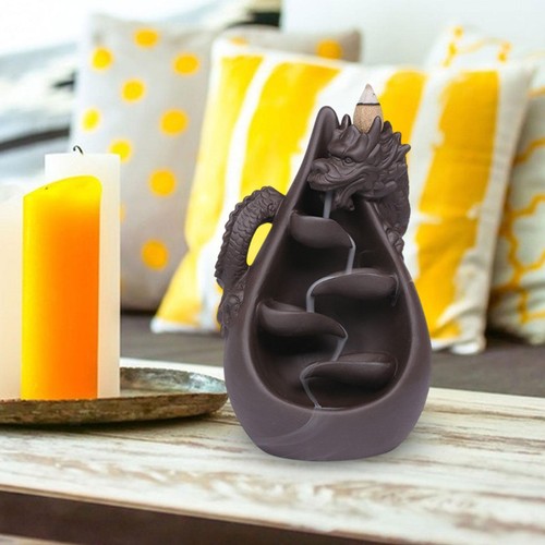 1 Pc En Céramique Tête De Cheval Brûleur D'encens Reflux Porte-encens