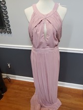 BooHoo Briadsmaid Pleated Maxi Dress