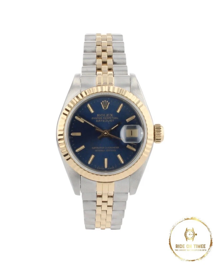 Ladies Rolex Datejust 26mm Factory Baton Dial | Box & Papers
