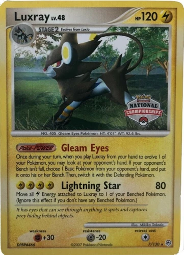Luxray 007/130 League & Championship Cards