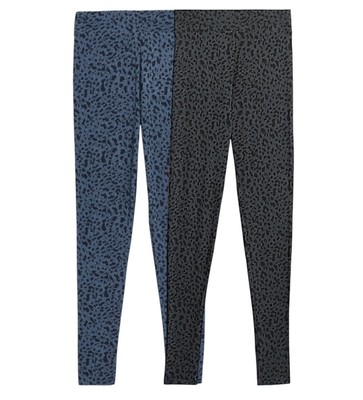 M&S LEGGING HIGH WAIST ANIMAL PRINT FULL LENGTH LEGGING STRETCH HOSE 587