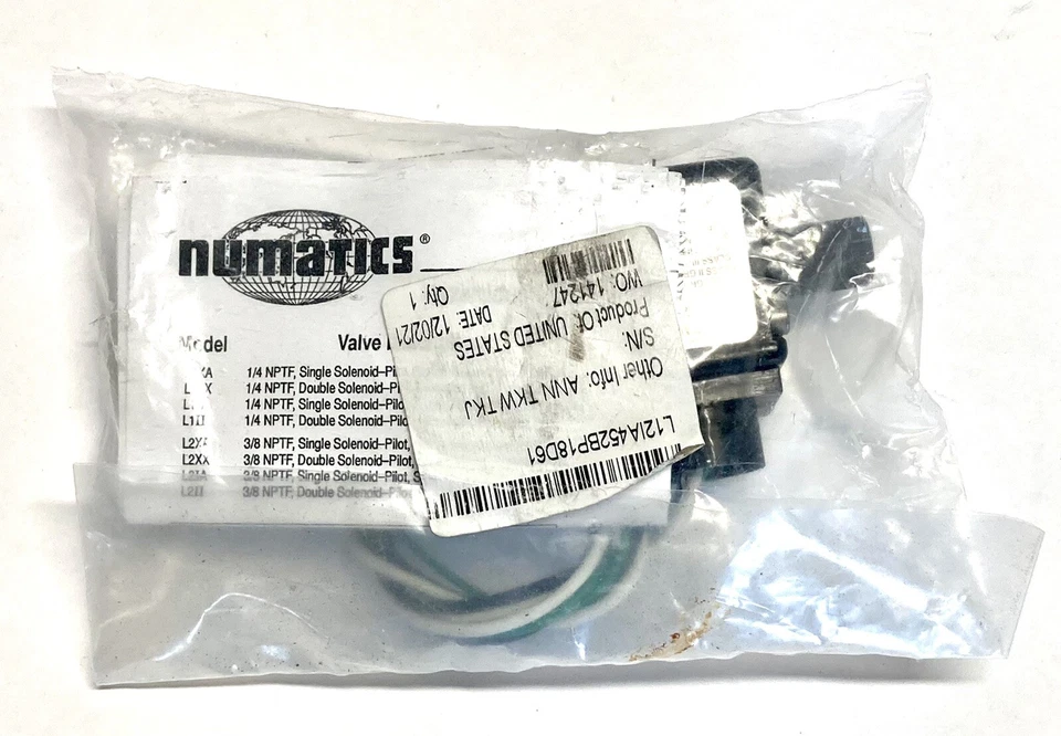 Aventics L12IA452BP18D61 NUMATICS L1 Series Line Mount Cylinder Ports PSIG-AIR - Image 4 of 4