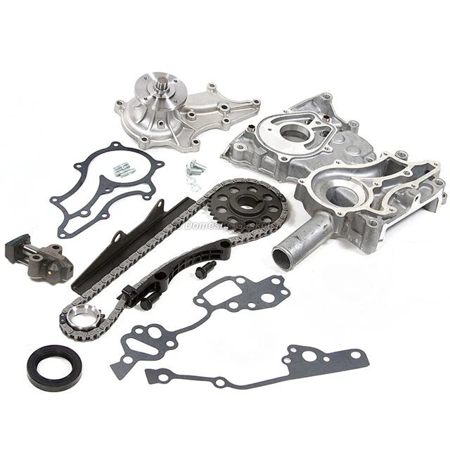 85-95 Toyota Pickup 2.4L Heavy Duty Timing Chain w/ Cover Water Pump Kit 22R - Image 3 of 4
