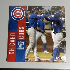 CHICAGO CUBS Collectable - 2021 Team Wall Calendar MLB Baseball Craft Gift