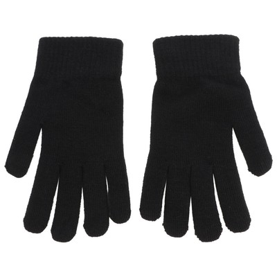1 Pair Knitted Full Finger Gloves Thicken Outdoor Gloves Winter Warm Gloves