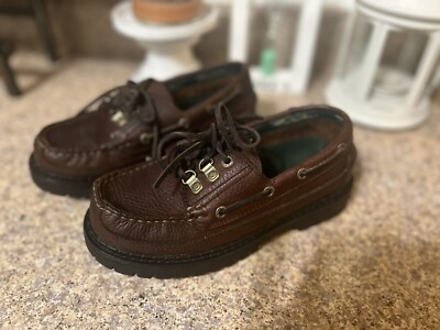 Leather Thom Mcan boys loafer/ dress shoes size 1