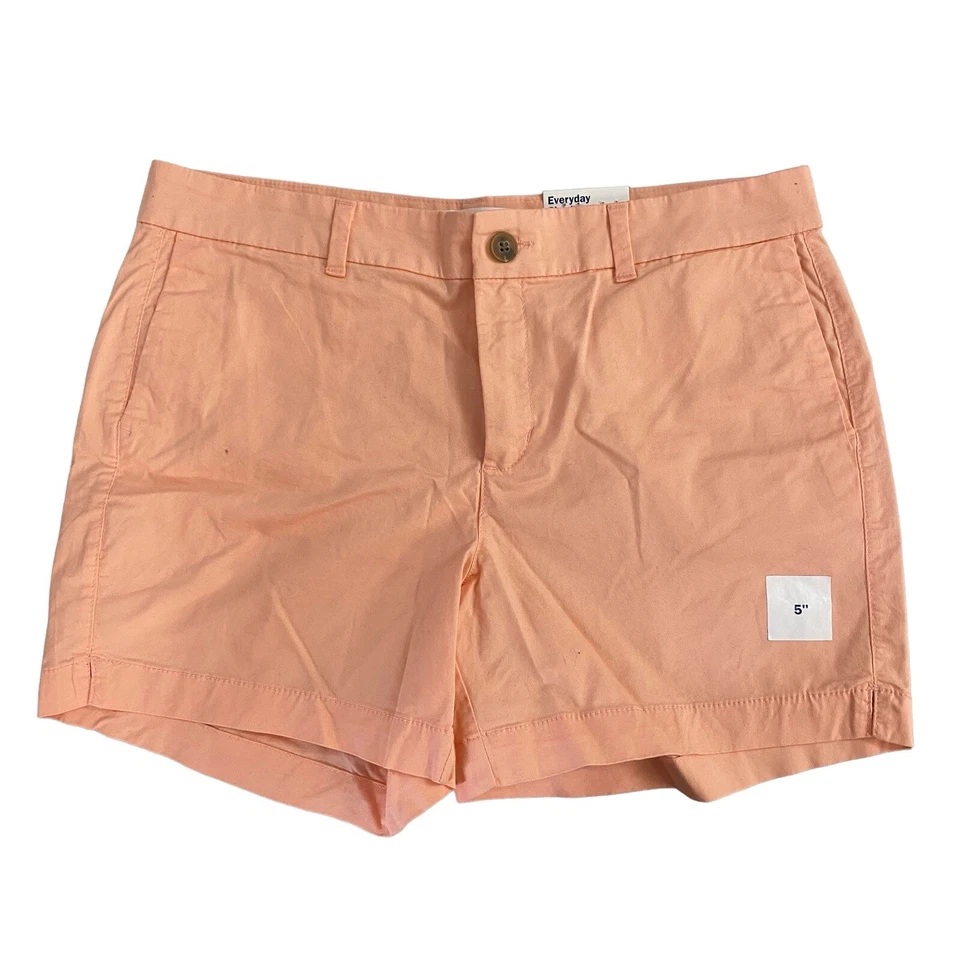 Pantalones Cortos Old Navy Para Mujer Talla 12 Naranja Todos los Días Playa Picnic Barbacoa Vacaciones Crucero Foto 3 de 4