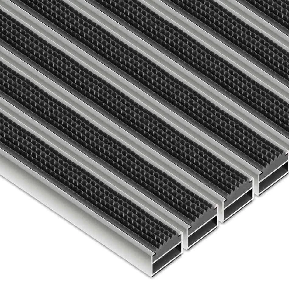 Alfombra de Aluminio Sellon24 Clean System Standard H=27 mm, Negro - Imagen 2 de 4