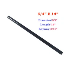 3/4" / 5/8" x 10" / 12" / 14" / 16" Jackshaft For Go Kart Mini Bike 3/16" Keyway