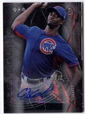 C.J. Edwards 2014 Bowman Sterling AUTOGRAPH Auto RC Chicago Cubs Rookie