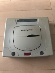 SEGA Saturn SS White Console+Controller+Cable+software HST-3220 Japan TESTED F/S