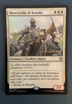 MTG BENALISH MARSHAL FOIL EXC - MARSCHALL VON BENALIA - PROMO - MAGIC