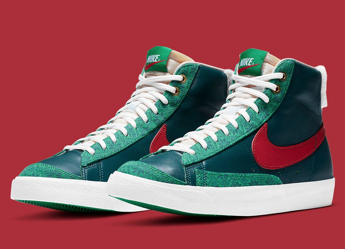 christmas blazers nike