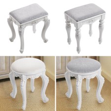 Dressing Table/Piano Stool Makeup Bench Soft Padded Cushion Seat Vanity Chair UK