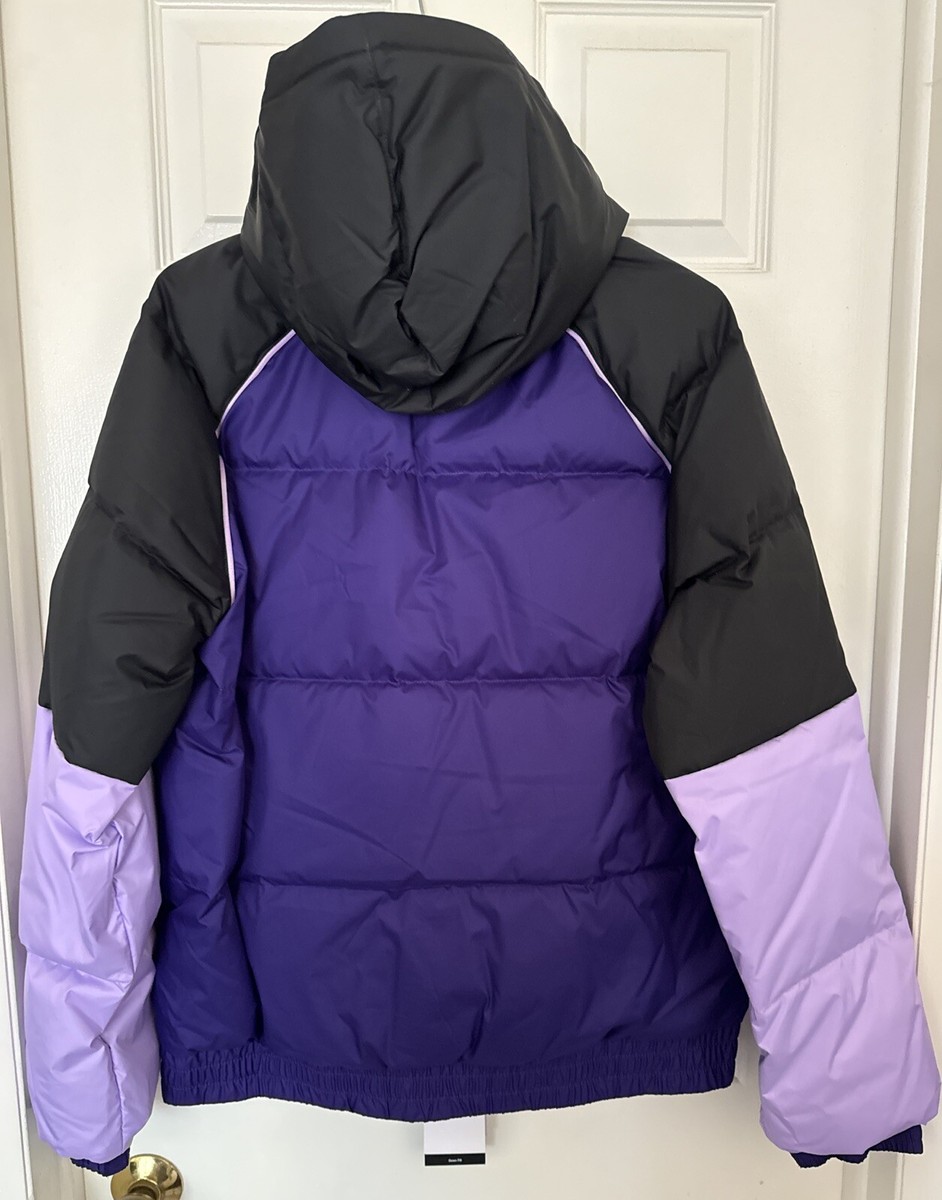 Nike Men Medium LeBron James Full-Zip Hooded Down Jacket