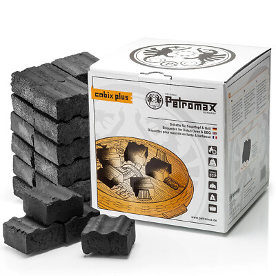 Petromax Cabix Plus   Briketts für Dutch Oven & BBQ Feuertopf Kokos Kohle Grill