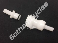 Aprilia Gas Fuel Return Line Hose Quick Release Disconnect Coupling Union Set