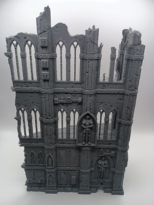 Gothic Sector 75 Modular Sci-Fi Ruins Building # 39 (32mm Scale) [PTO]