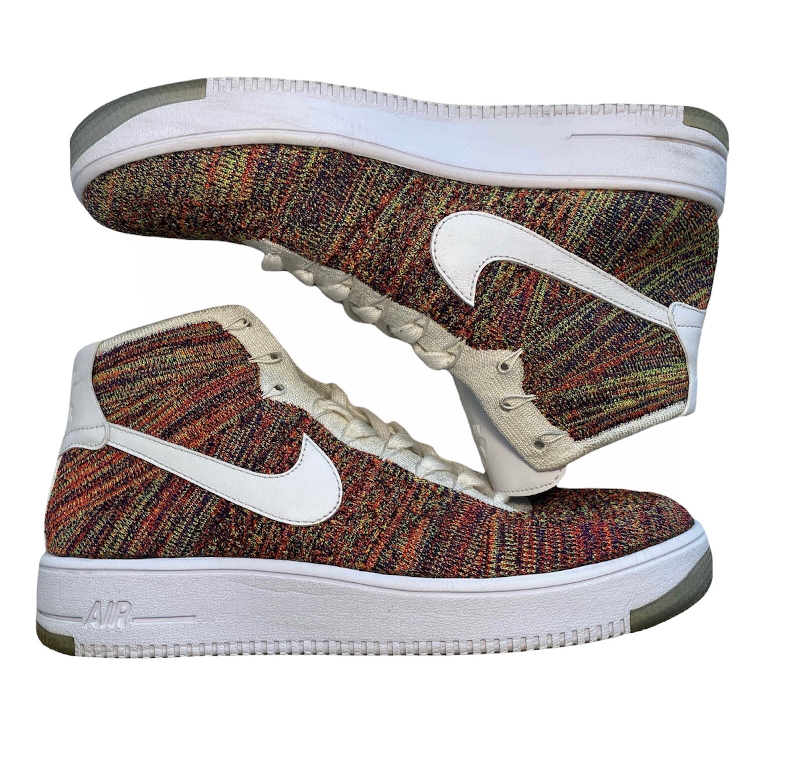 nike air force 1 mid flyknit multicolor