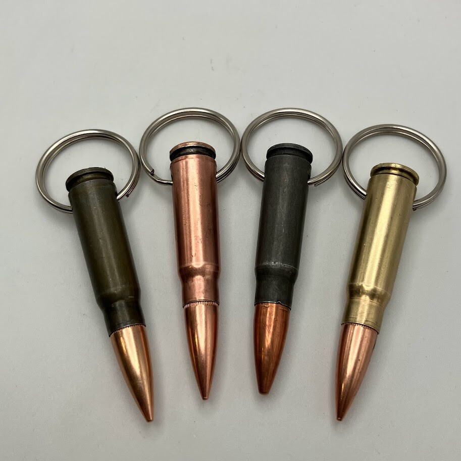 Ak47 Bullet Keychain Bundle - Made from real bullets - Soviet