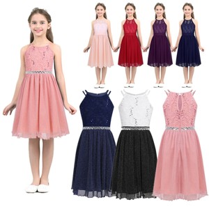 halter neck flower girl dresses