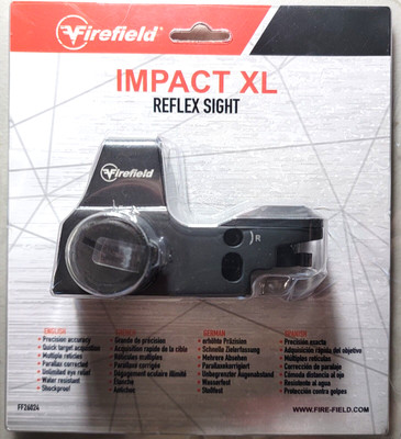 Firefield, Impact XL Reflex Sight, Black, Red w/ 4 Reticle Options New Sealed